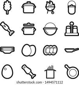 Food best vector icon set