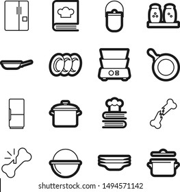 Food best vector icon set