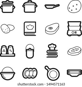 Food best vector icon set