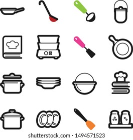 Food best vector icon set
