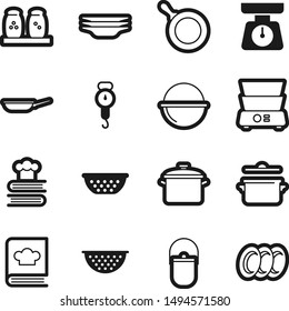 Food best vector icon set