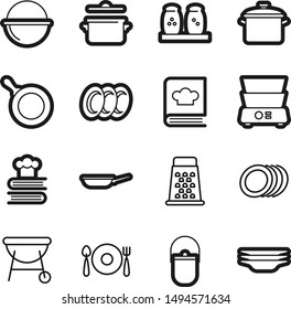 Food best vector icon set