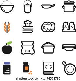 Food best vector icon set