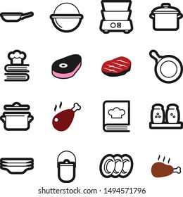Food best vector icon set