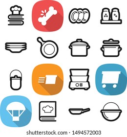 Food best vector icon set