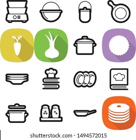Food best vector icon set