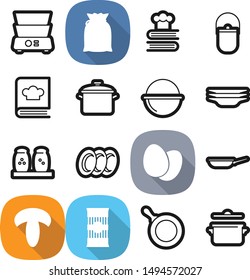 Food best vector icon set