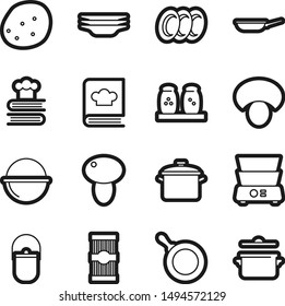 Food best vector icon set