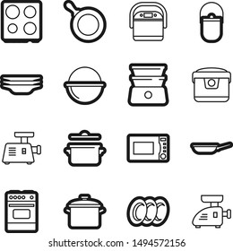 Food best vector icon set