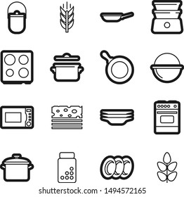 Food best vector icon set