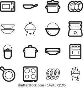 Food best vector icon set