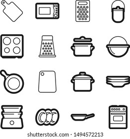 Food best vector icon set