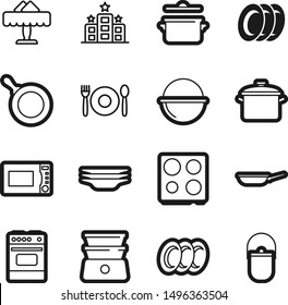 Food best vector icon set