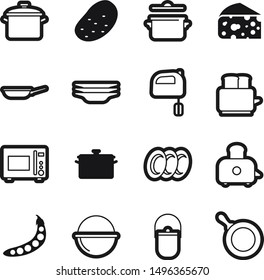 Food best vector icon set