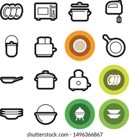 Food best vector icon set