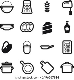 Food best vector icon set