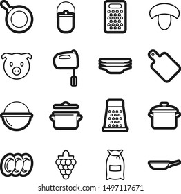 Food best vector icon set