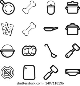 Food best vector icon set