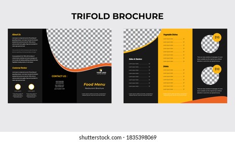 Food & Beverage Brochure Templates vector design