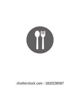 Food and Beverage Icons Black and White Vector