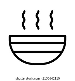 food and beverage icons in flat style, perfect for designs with culinary or food themes