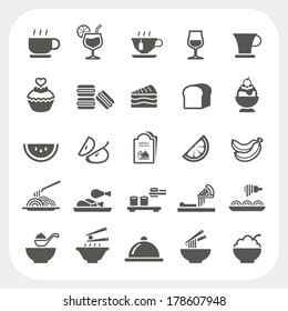 Food and Beverage icons set