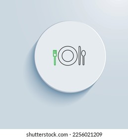 food and beverage industry icon vector design