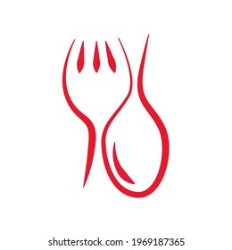 Food and beverage logo template