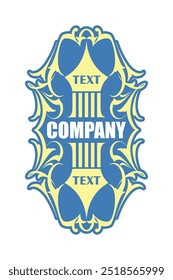 Food and beverage packaging label sticker design