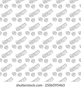 food and beverage seamless pattern in hand drawn style pattern background