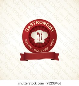 Food and beverages, label series - 1
