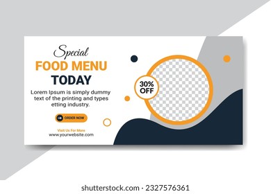 Food Billboard, creative banner design for outdoor advertising