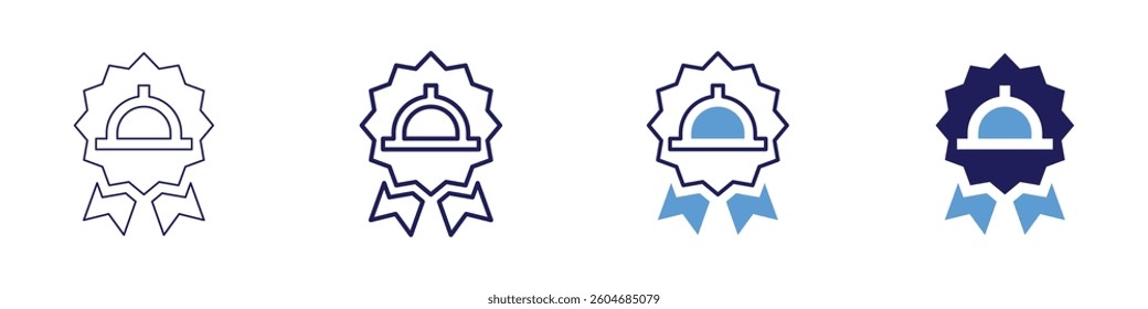 Food biodegradability icon in 4 different styles. Thin Line, Line, Bold Line, Duotone. Duotone style. Editable stroke.
