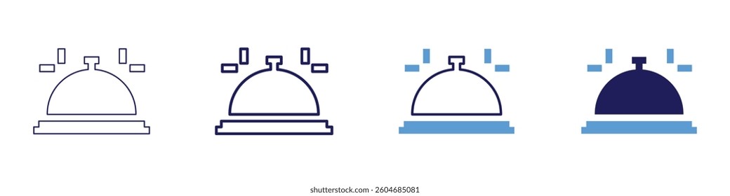 Food biotechnology icon in 4 different styles. Thin Line, Line, Bold Line, Duotone. Duotone style. Editable stroke.