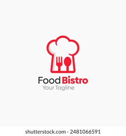 Food Bistro Logo Vector Template Design. Good for Business, Start up, Agency, and Organization