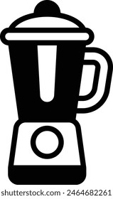A food blender icon illustration in line style