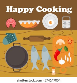 Food blog and website header design