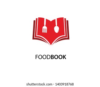 food book logo template design vector