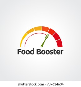 food booster logo vector, icon and element 