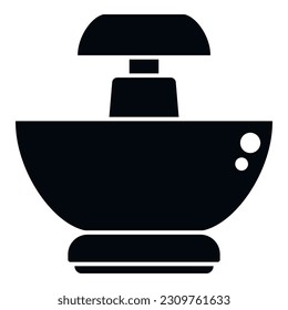 Food bowl icon simple vector. Pop corn machine. Maker candy