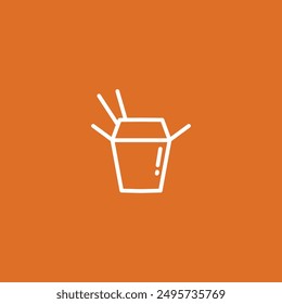 Food box flat vector design