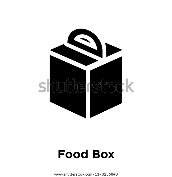 Food Box Icon Vector Isolated On Stock Vector Royalty Free