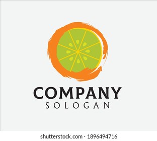 Food Brand Best lemon art Logo Design Professional Corporate Business Company Restaurant Fast-food  and Related Monogram Template  Brand Identity Concept