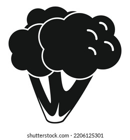 Food brocoli icon simple vector. Plant salad. Vegetable plant