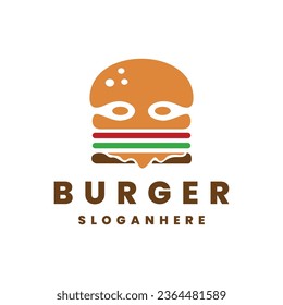  food burger logo design vector icon symbol illustration