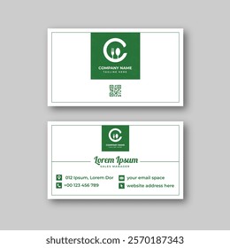 Food business card design template