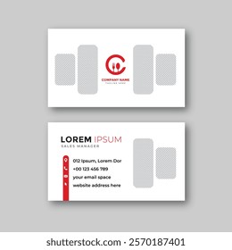 Food business card design template