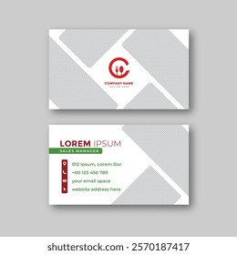 Food business card design template