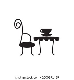 food business icon logo vector art