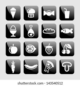Food button icons